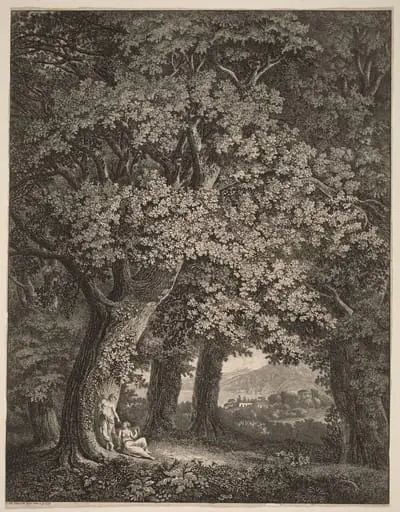 Italian Landscape with a Pair of Shepherds