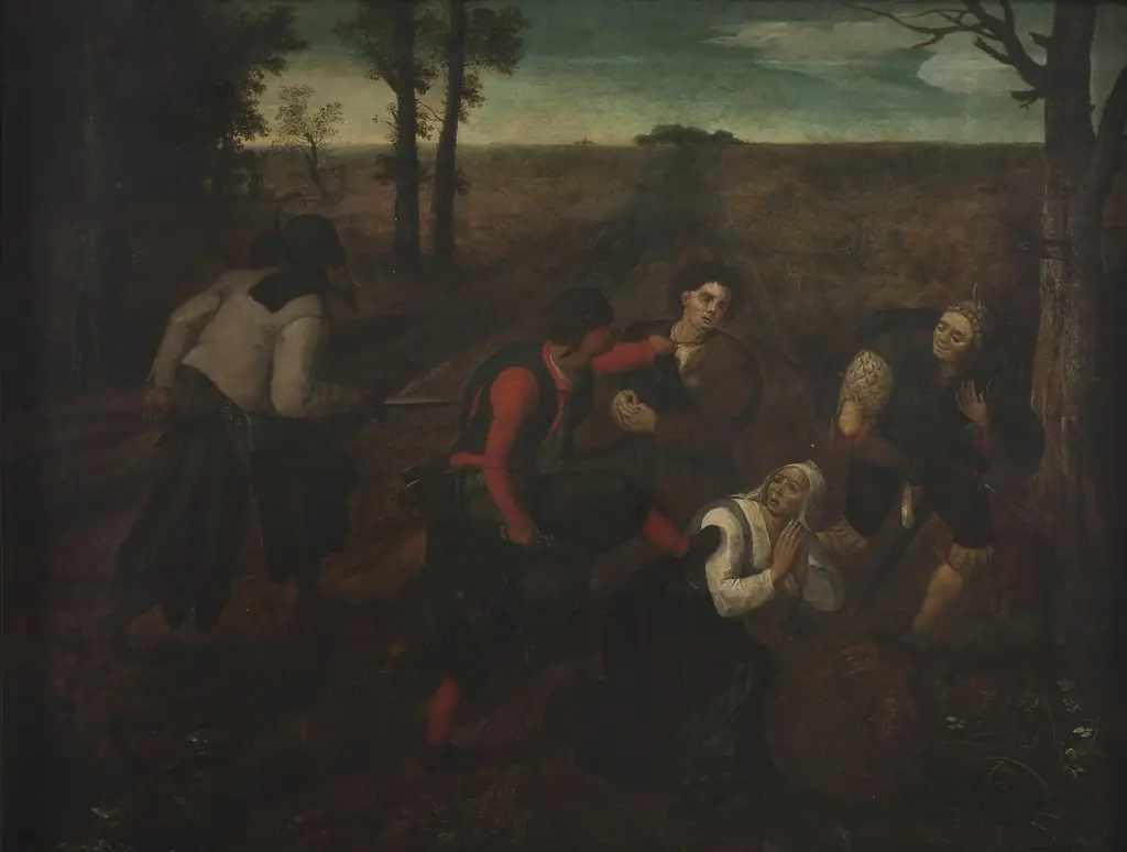 Peasants Being Attacked by Bandits