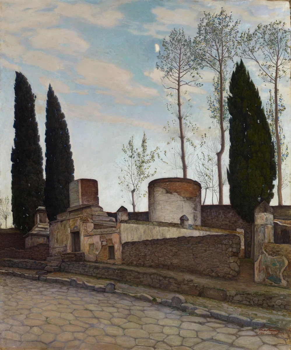 Hautakatu Pompejissa, by Werner von Hausen, unspecified