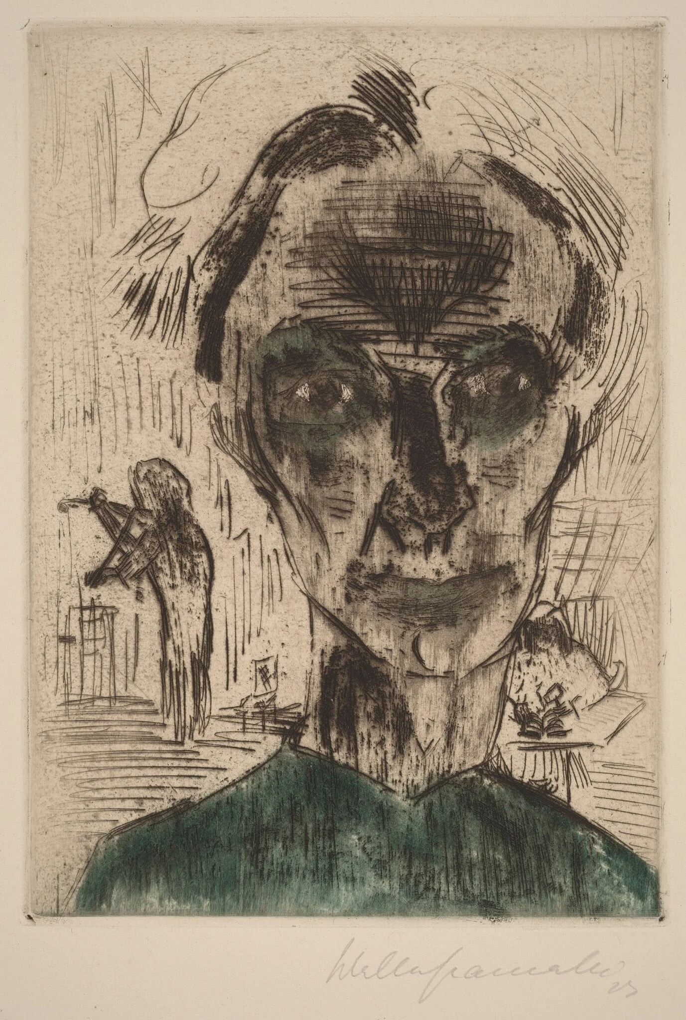 Man in a Room, Self-portrait