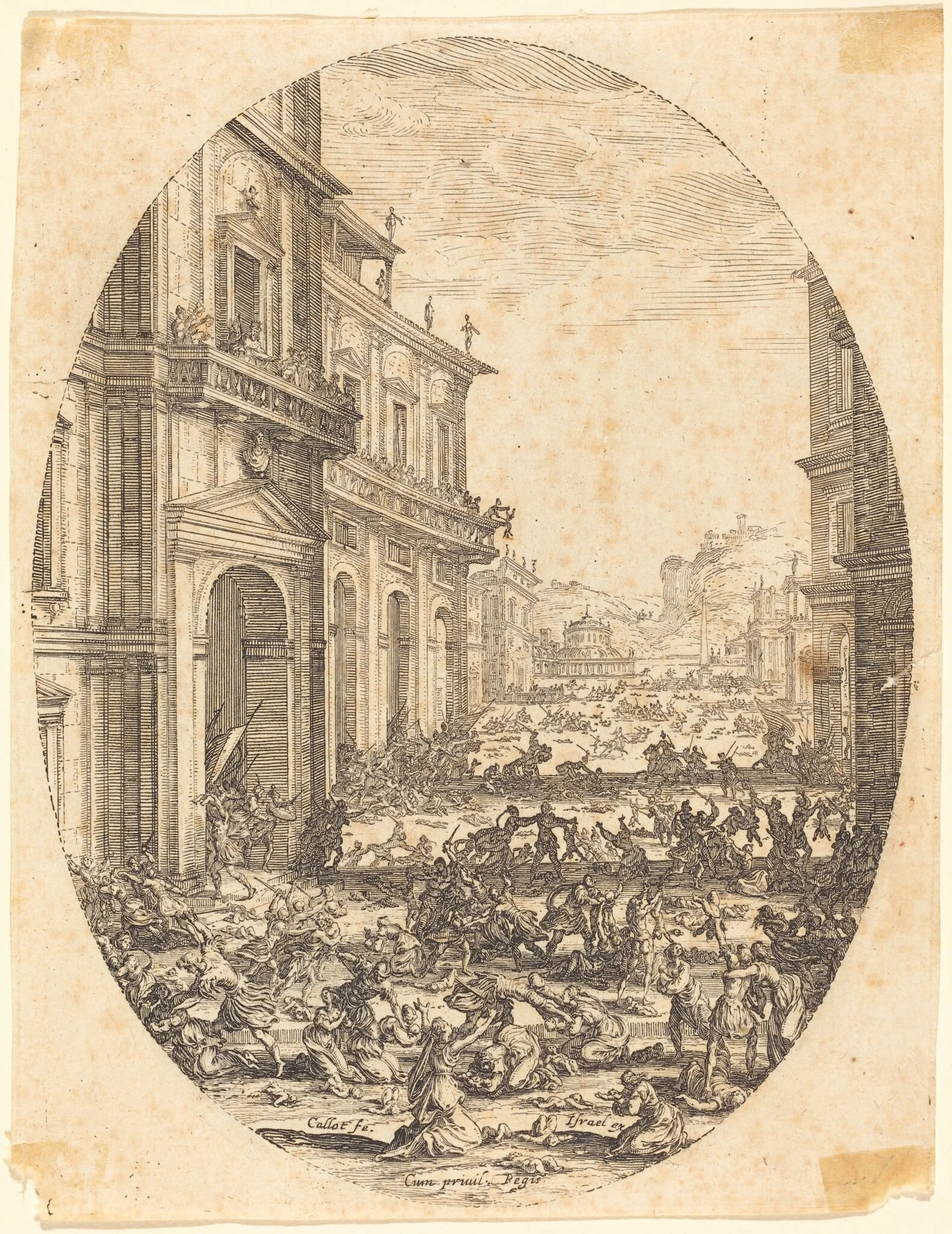 The Massacre of the Innocents, by Jacques Callot, ink, 1619