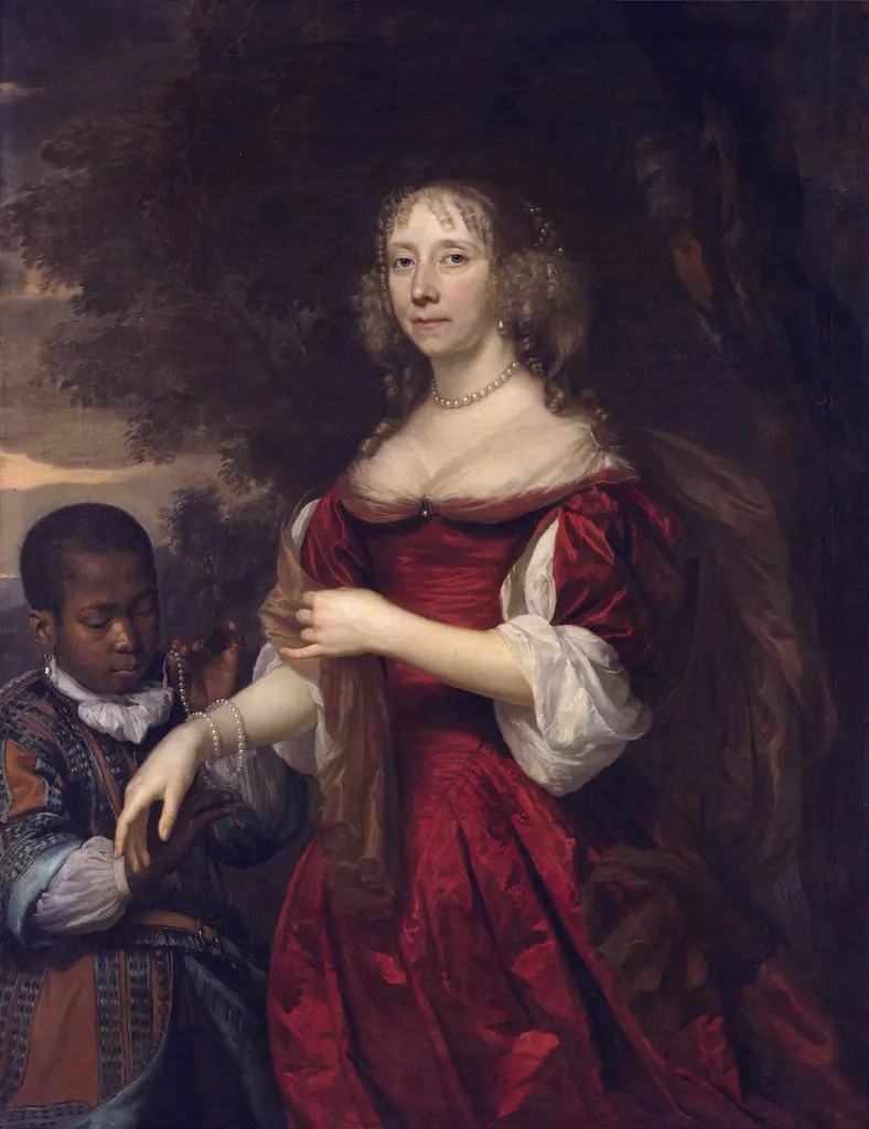 Portrait of Margaretha van Raephorst (d 1690). Wife of Cornelis Tromp