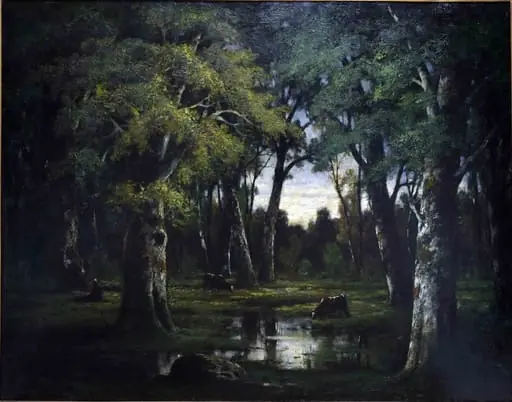 Peisaj în pădure