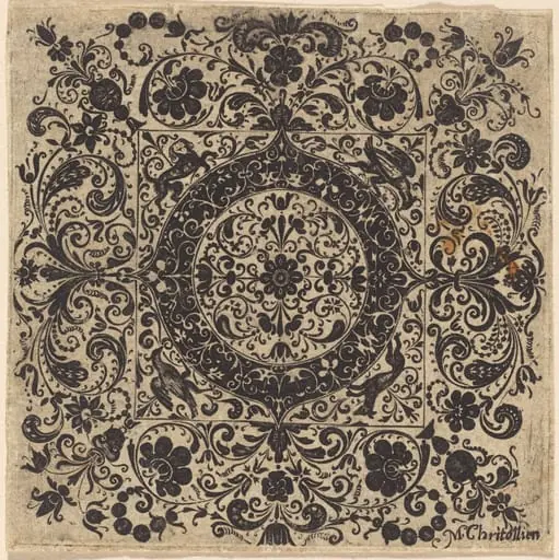 Goldsmith's Ornament in Square