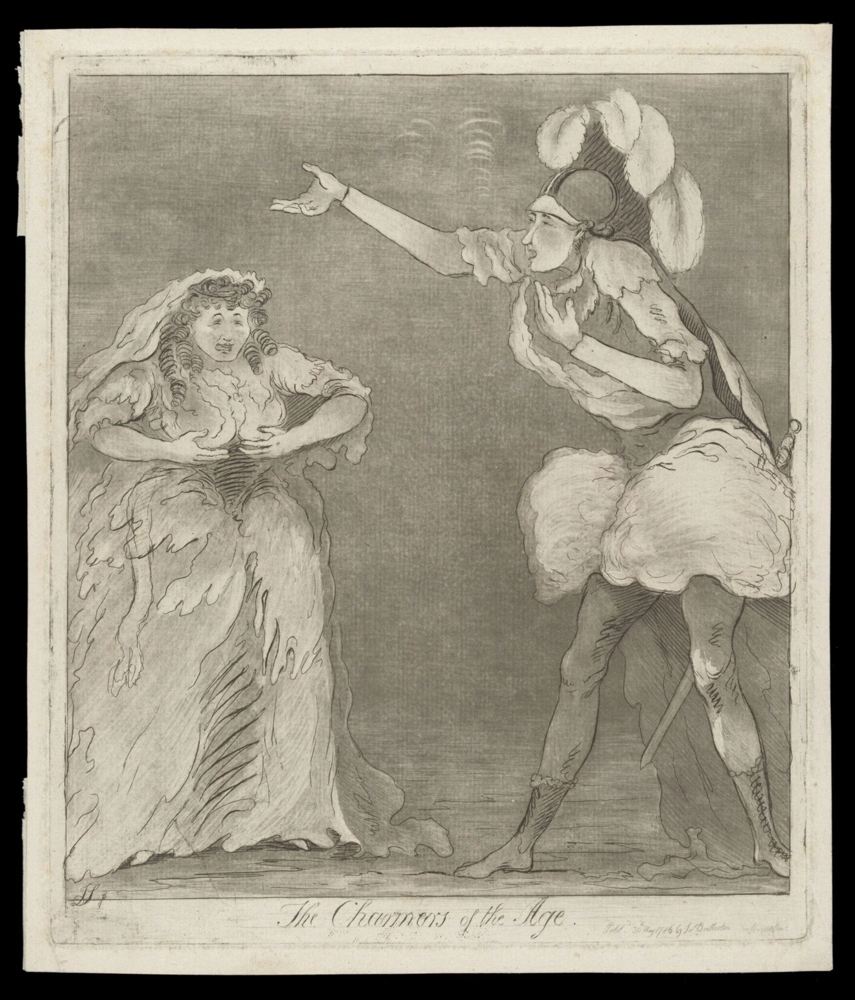 H Beard Print Collection, by James Sayers, 1786
