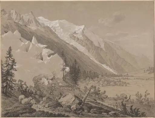 Vue du Mont Blanc