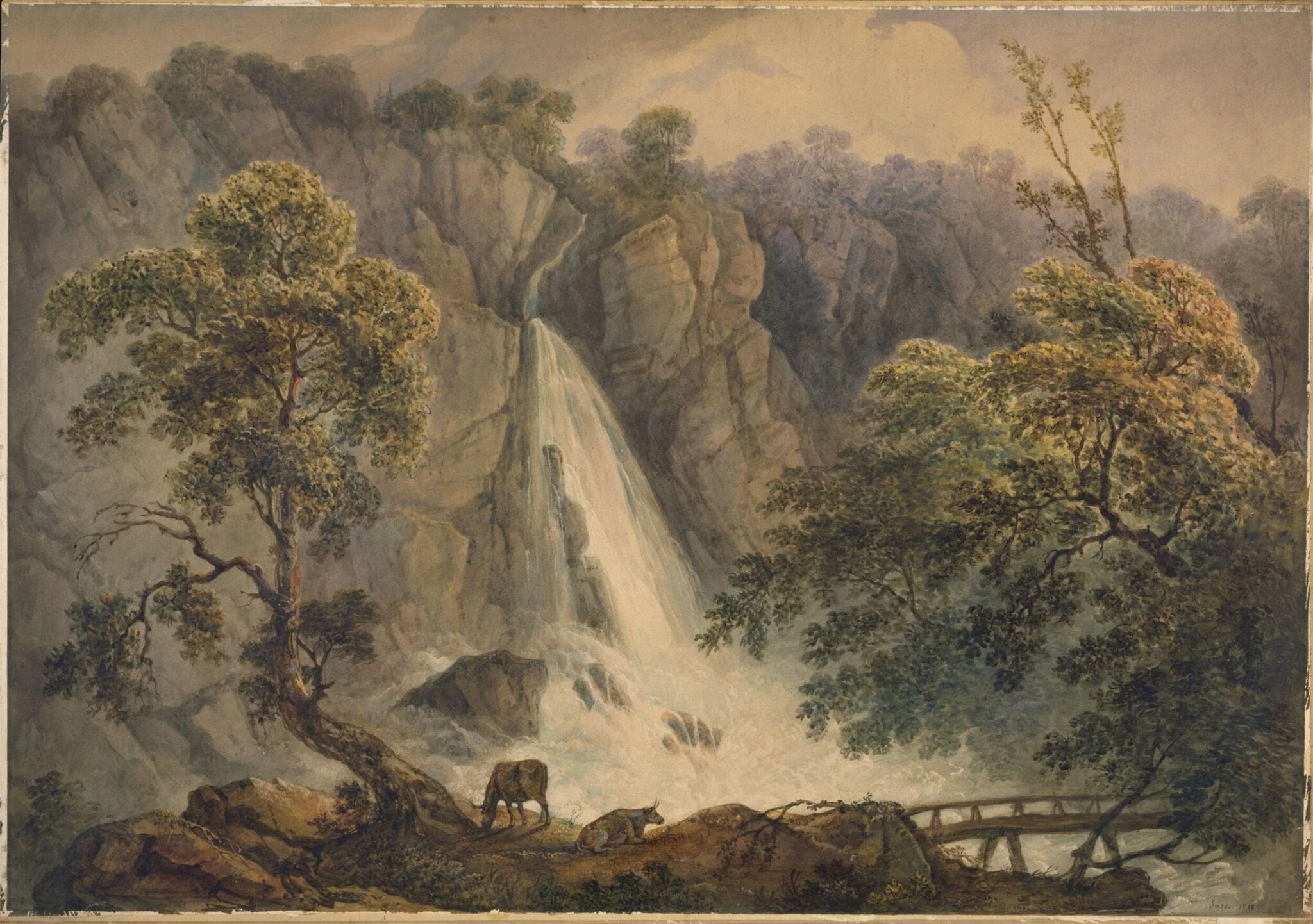 Falls of Powerscourt, near Bray, Co. Wicklow