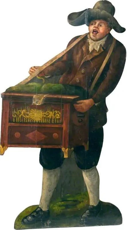 Man with a Barrel Organ (dummy board)