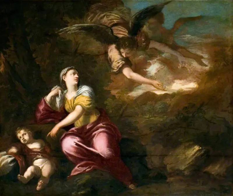 Hagar and Ishmael in the Wilderness (Genesis 21.17)