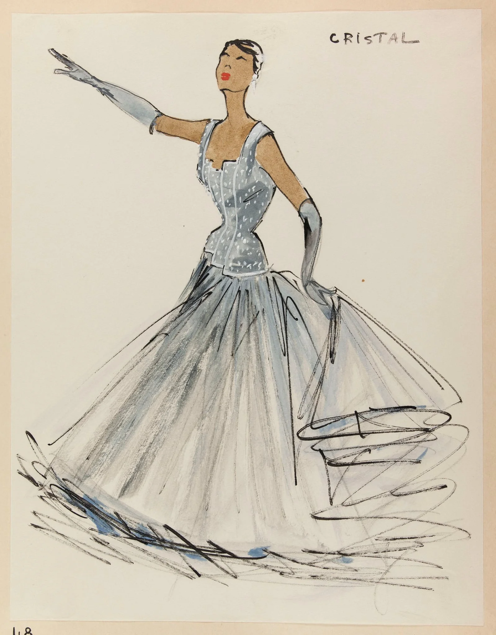 Cristal, by Carven, 1952