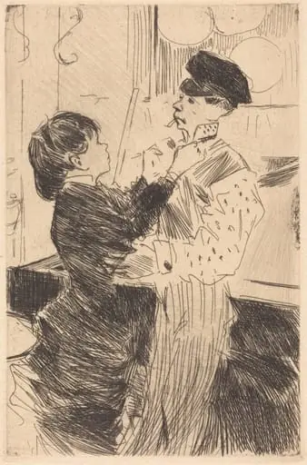 La noed de cravate (Knotting the Cravat)
