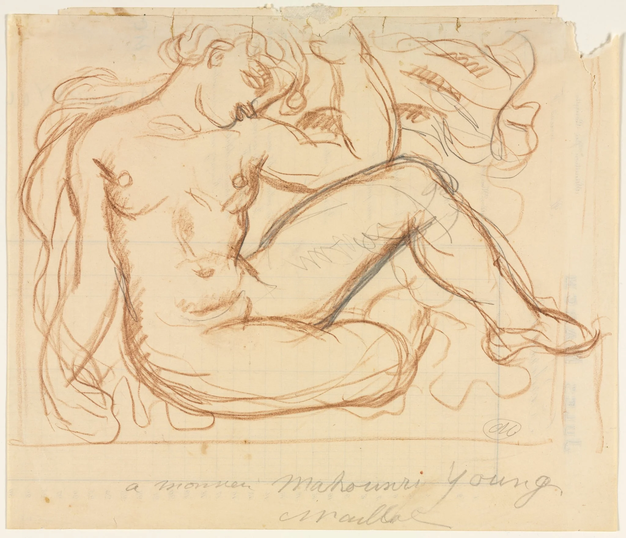 Nude Study, by Aristide Maillol, 1912