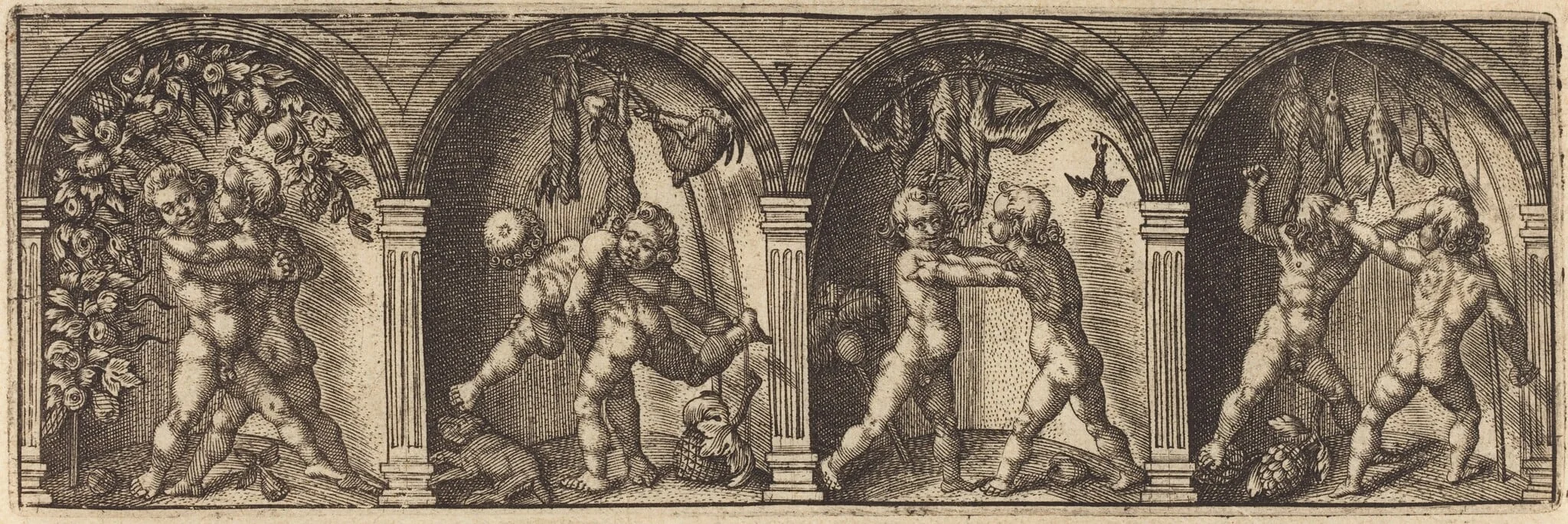 Les divers pourtraicts et figures III, by Master AD, ink, 1600