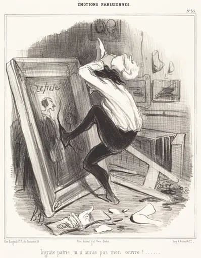 Ingrate patrie, tu n'auras pas mon oeuvre!...