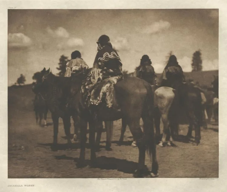 Portfolio I, Plate 25: Jicarilla Women, by Edward S. Curtis, 1904