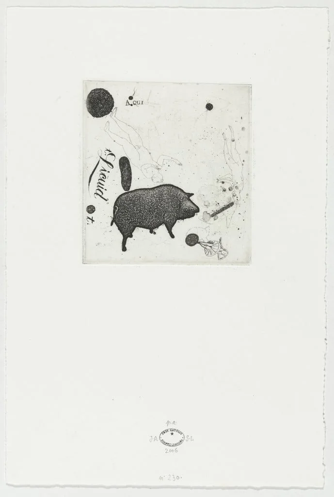 Untitled, by José Antonio Suárez Londoño, ink, 2006