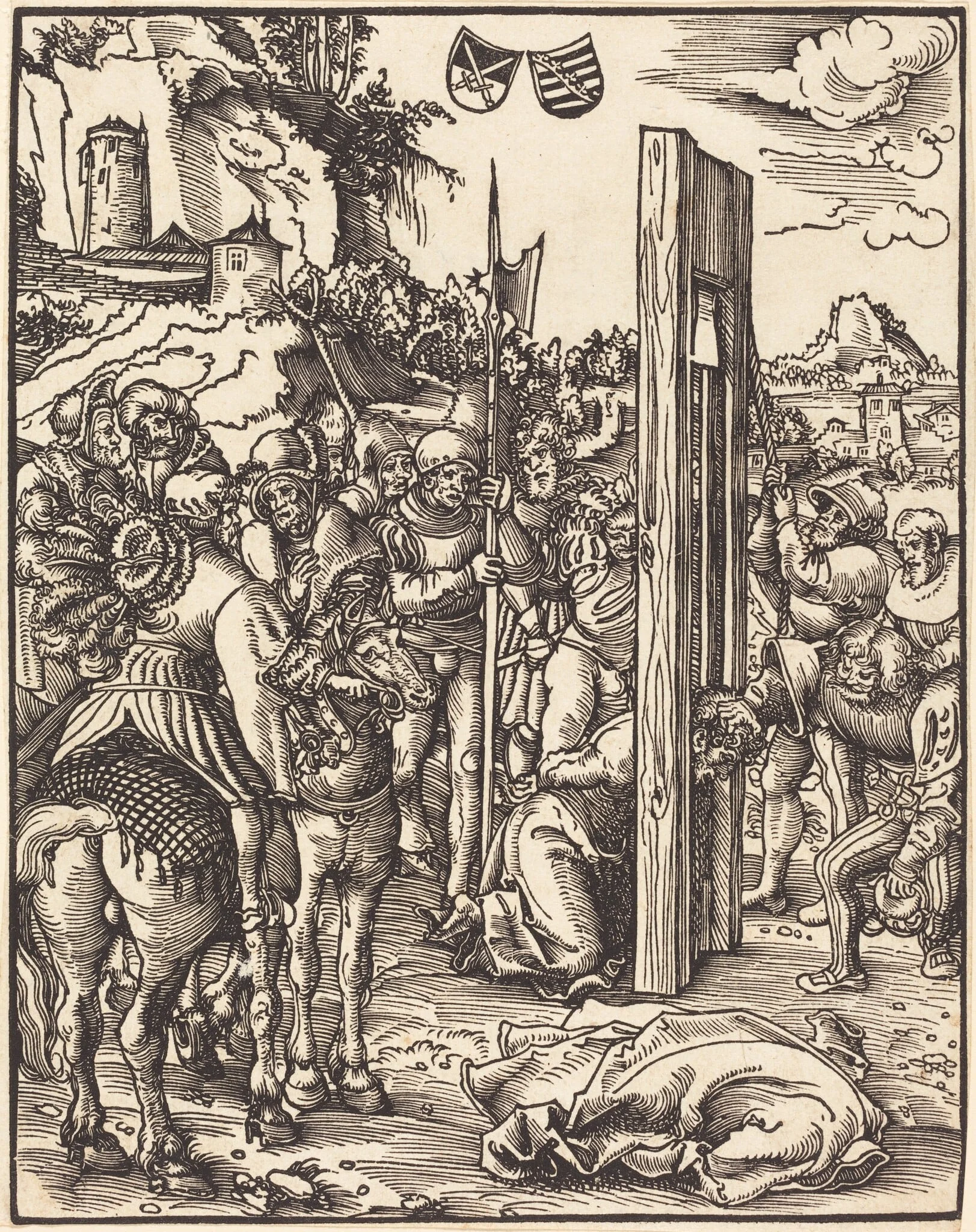 Saint Matthias, by Lucas Cranach the Elder, ink, 1512