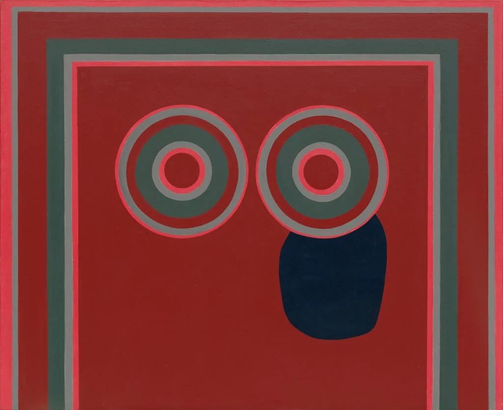 Untitled, by Bernard Cohen, oil, 1960
