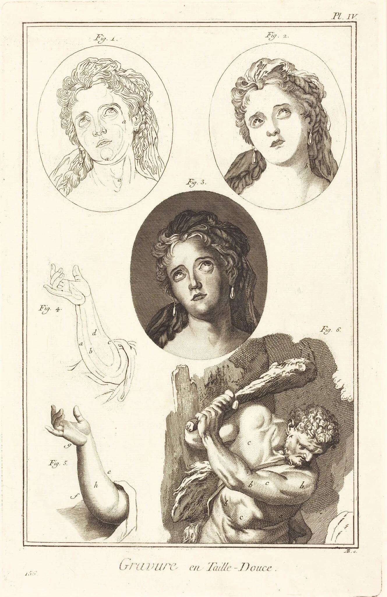 Gravure en Taille-Douce: pl. IV, by Antonio Baratta, ink, 1775