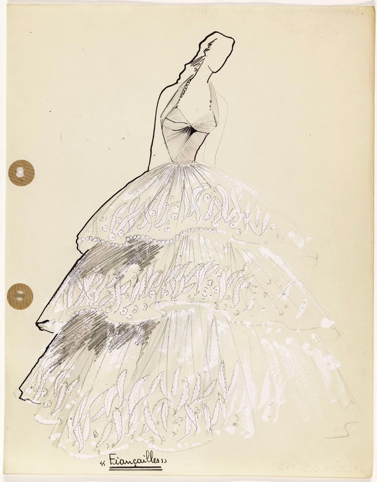 'Fiançailles', by Marie-Louise Carven, 1949