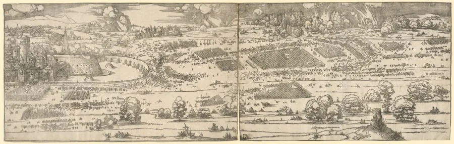 Siege of a Fortress, by Albrecht Dürer, 1527