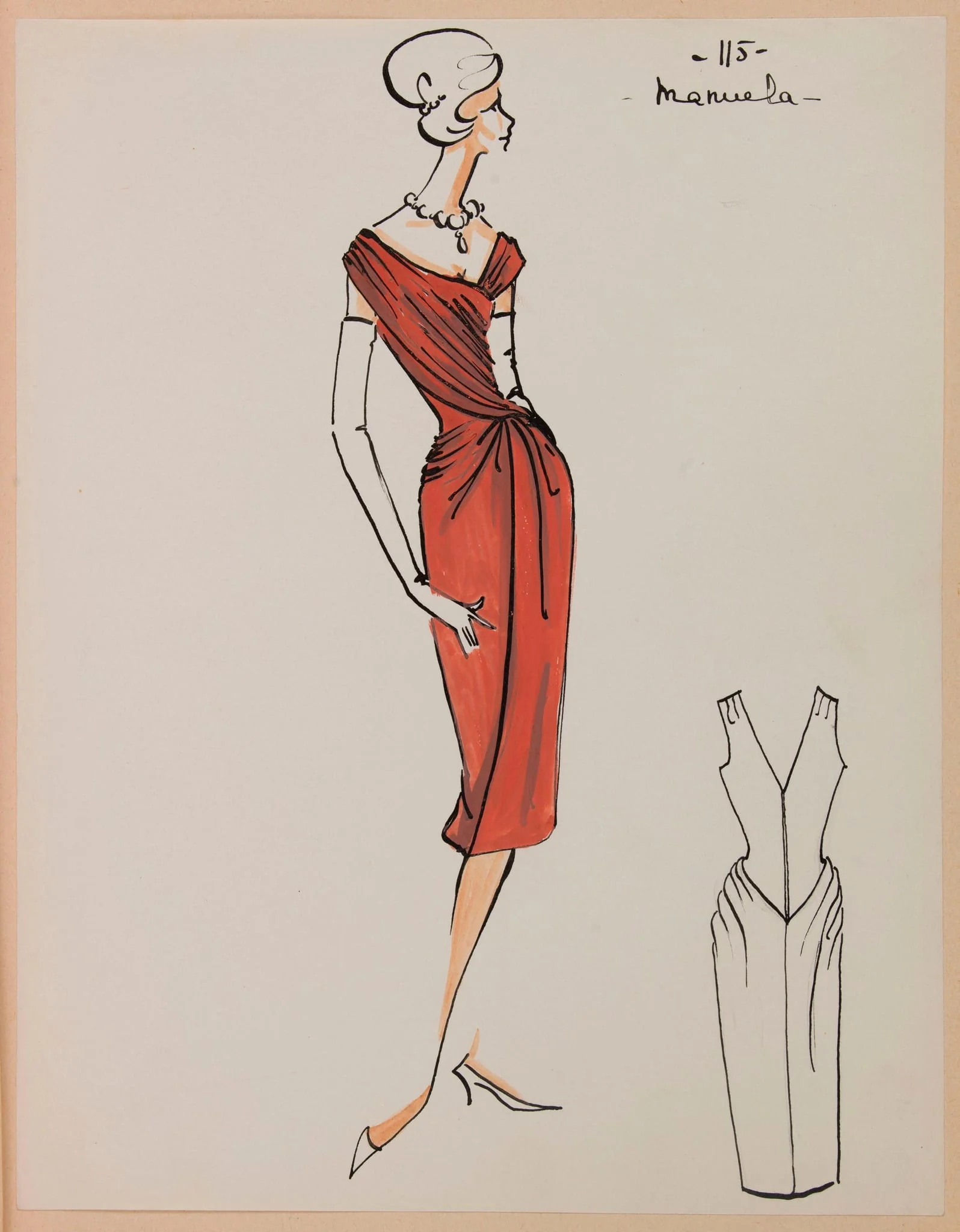 Manuela, by Marie-Louise Carven, 1958