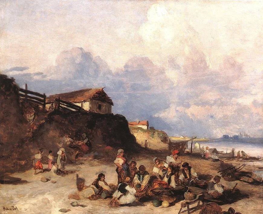 Scene by the River Tisza