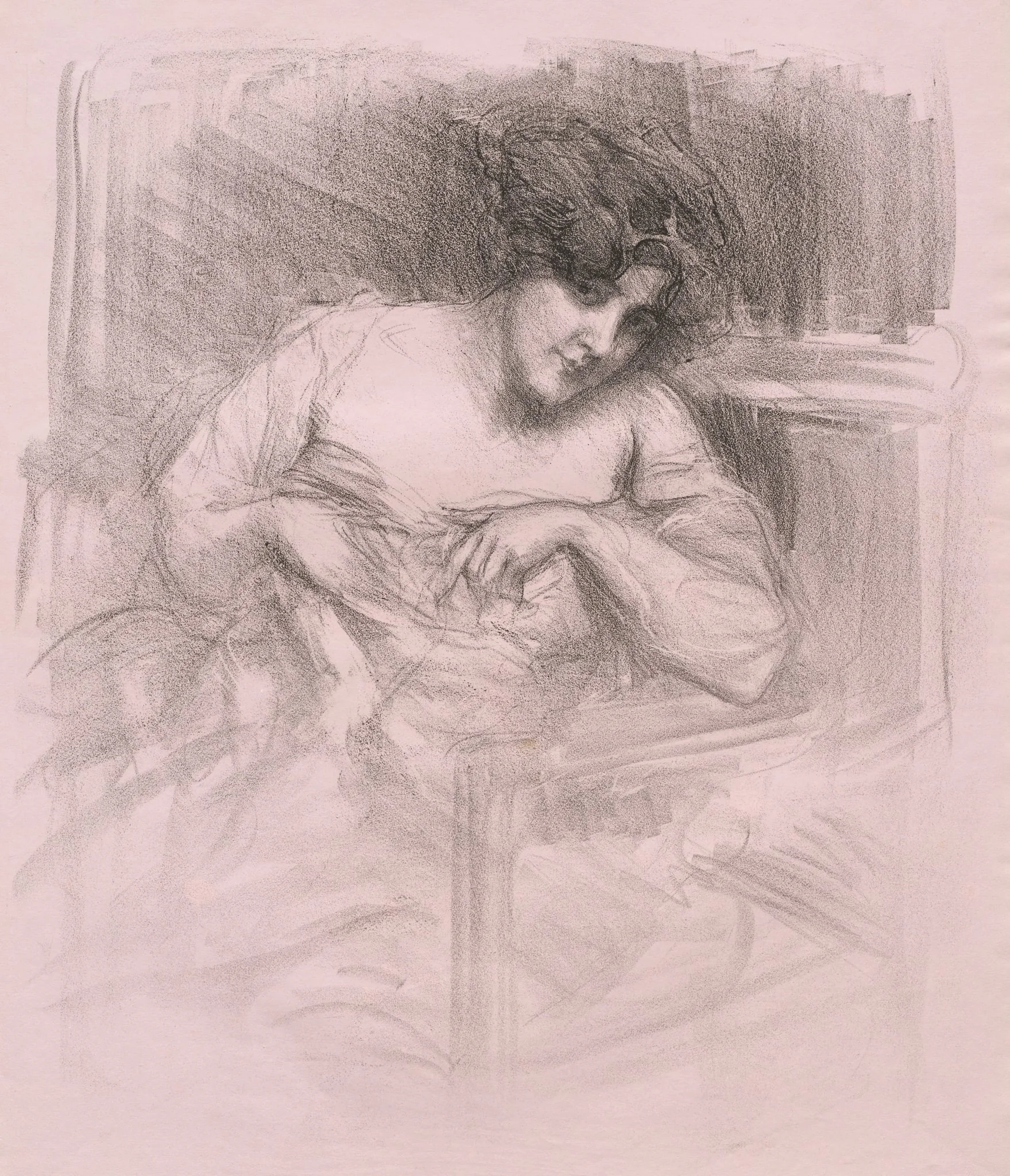Flirt, by Albert de Belleroche, 1907