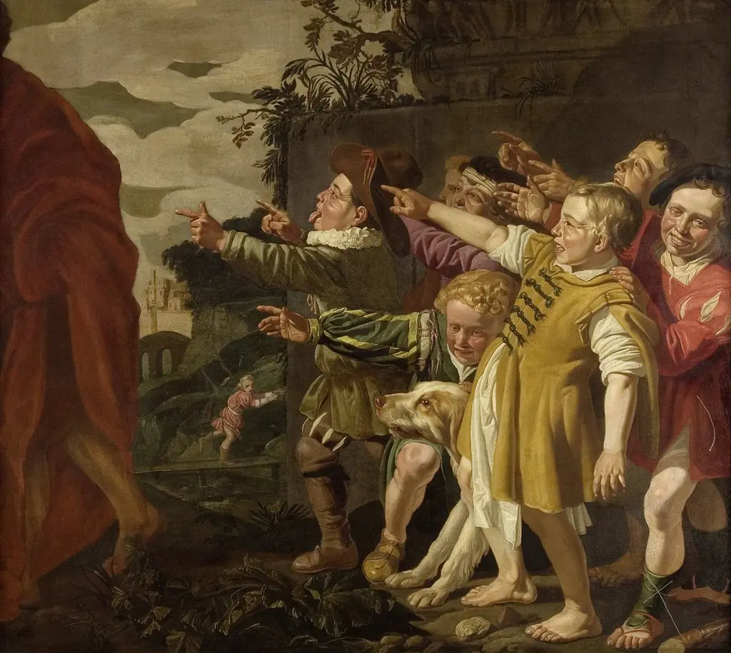 Elisha mocked by the little children