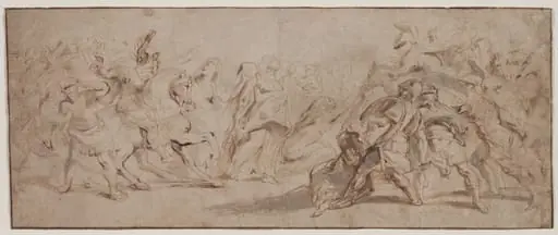 Reconciliation of the Romans and the Sabines (recto)