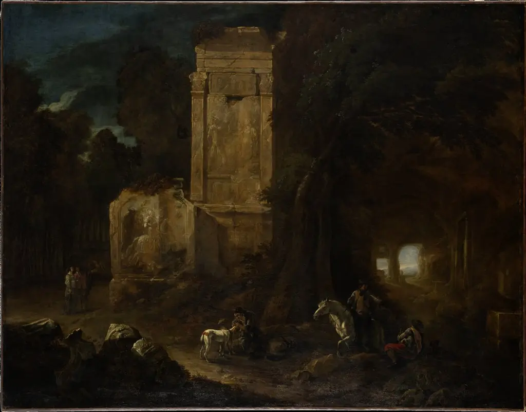 Landscape with Ancient Ruins