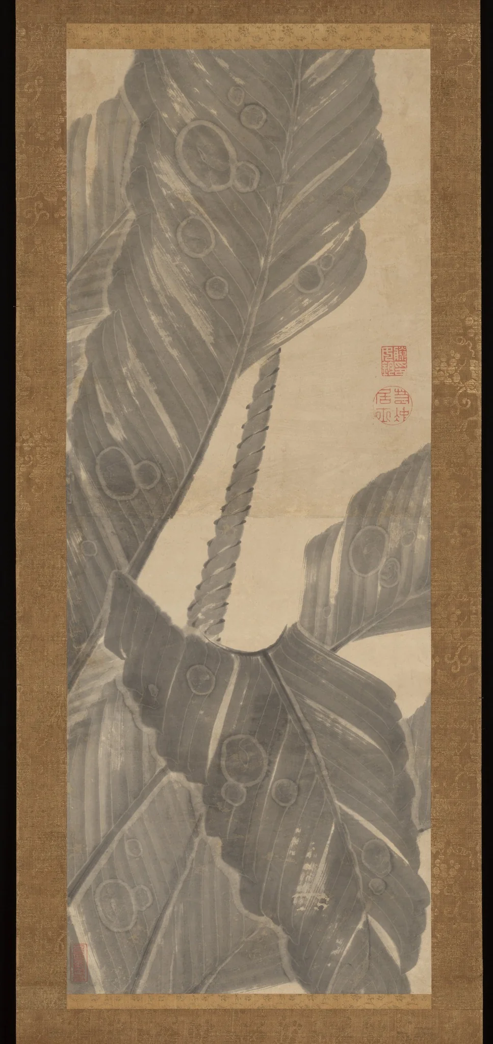 Banana Leaves, by Itō Jakuchū, unspecified, 1798
