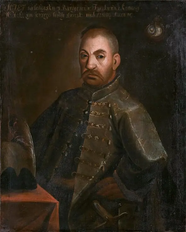 Portrait of Józef Tyszkiewicz (fl. 16th/17th c.), Leliwa coat of arms (?–1652), equerry of the Grand Duchy of Lithuania