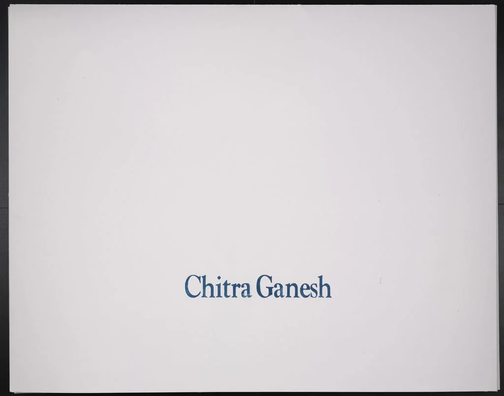 Untitled, by Chitra Ganesh, ink, 2009
