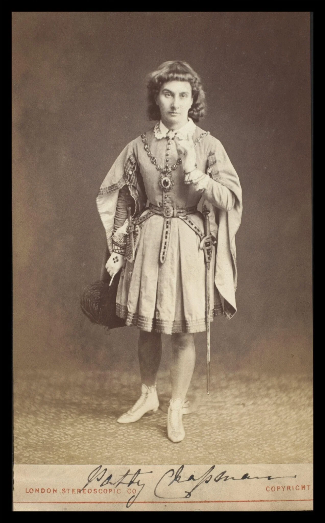 Guy Little Theatrical Photograph, by London Stereoscopic and Photographic Company, photographic, 1855