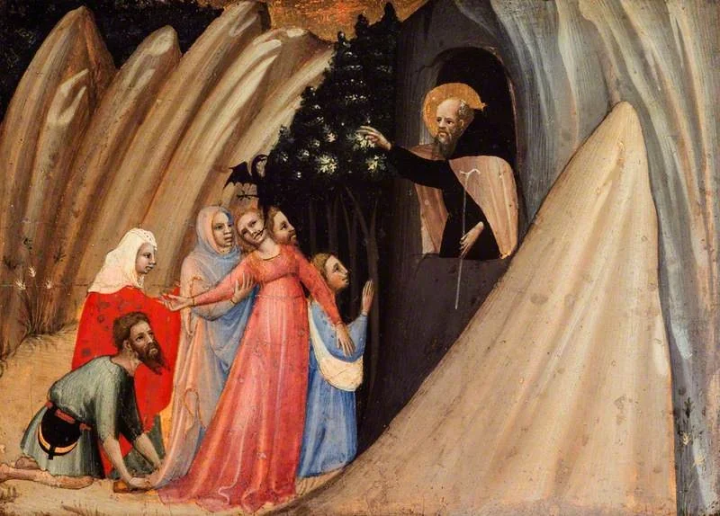 Saint Anthony Abbot Exorcising a Woman Possessed by the Devil