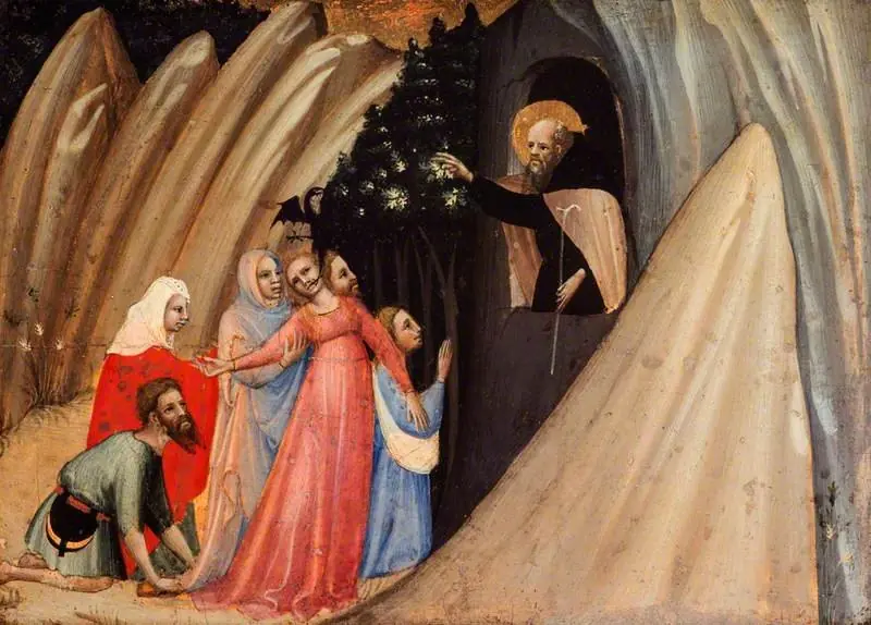 Saint Anthony Abbot Exorcising a Woman Possessed by the Devil