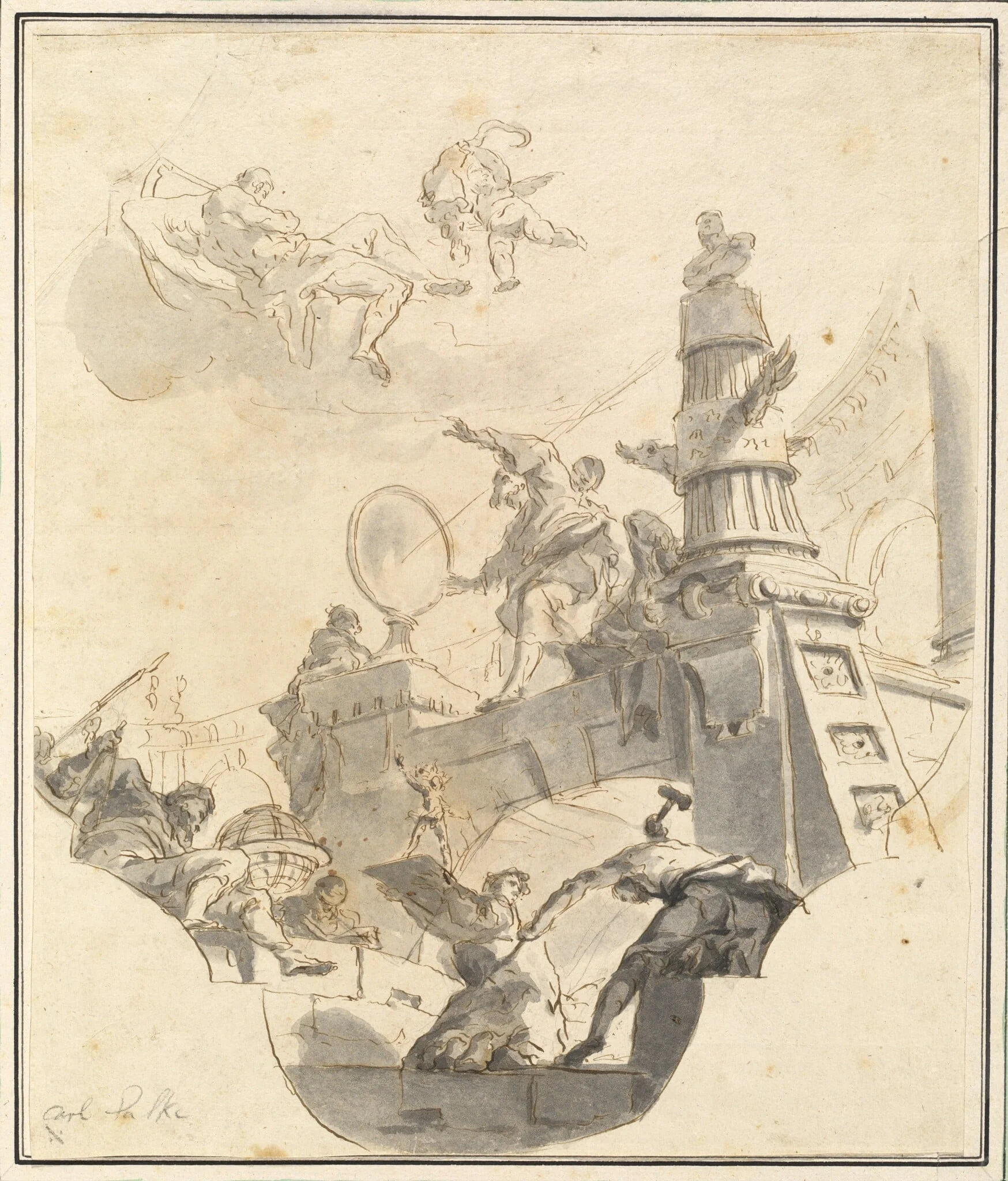An Allegory of Wisdom and the Arts