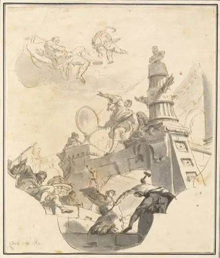 An Allegory of Wisdom and the Arts