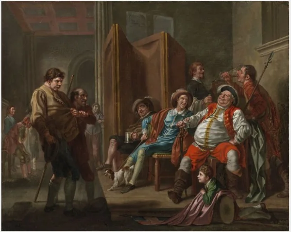 Falstaff Recruits from Shakespeare's 'Henry IV', Part II, Act III