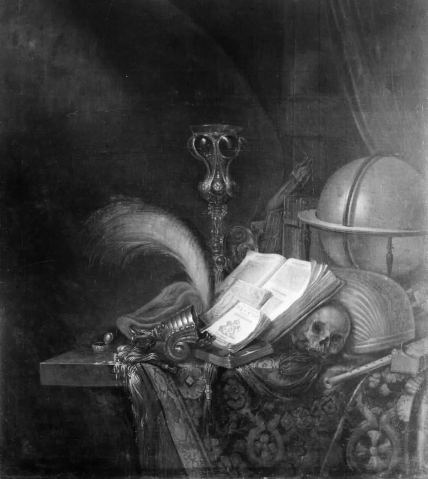 Still Life with a Bird of Paradise and Other Things, by Unknown, unspecified, 1659