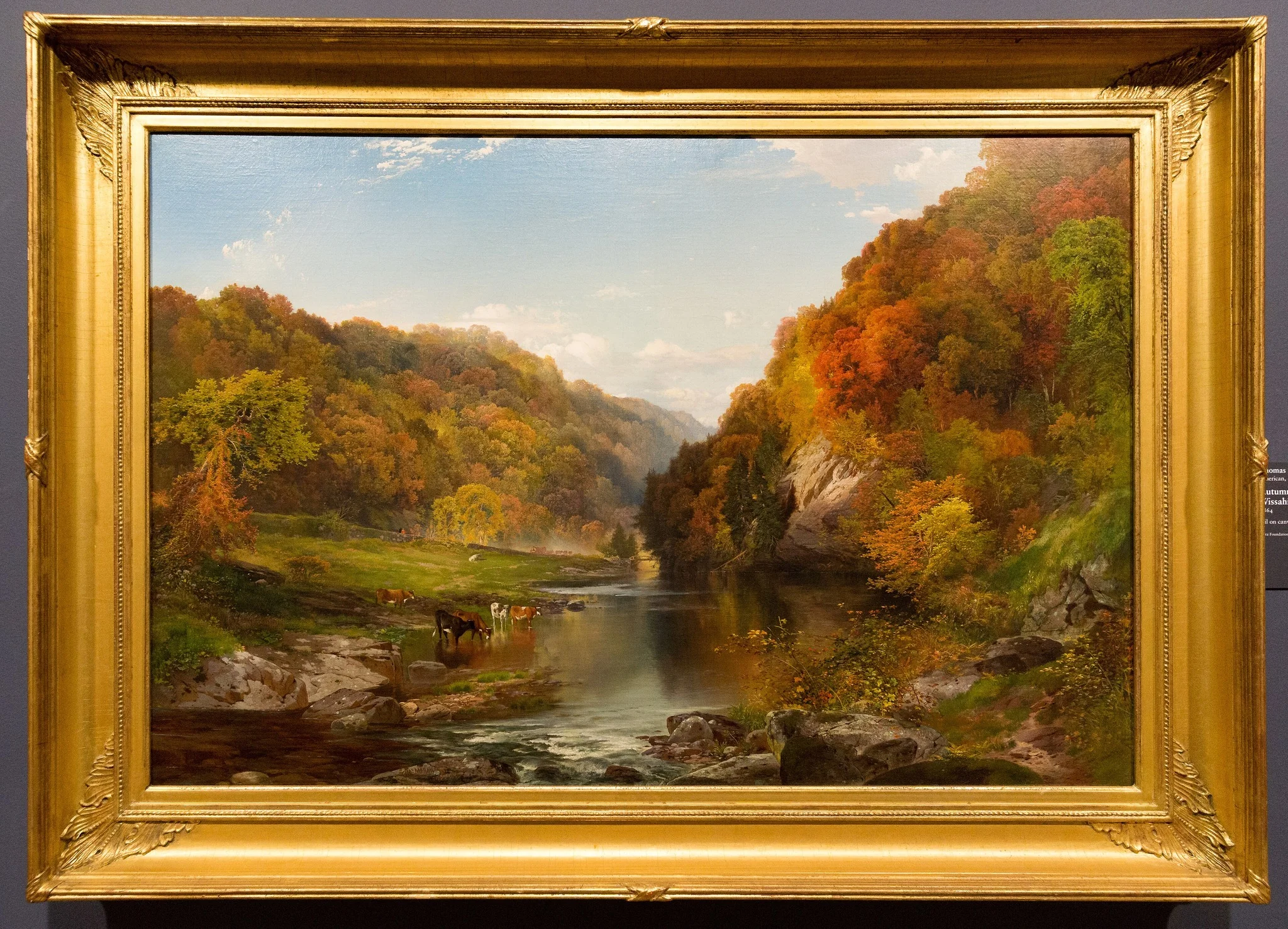 Autumn Afternoon, the Wissahickon, by Thomas Moran, oil, 1894