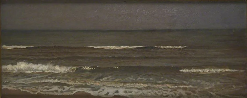 The Sea, Bocca d'Arno, by William Blake Richmond, oil, 1891