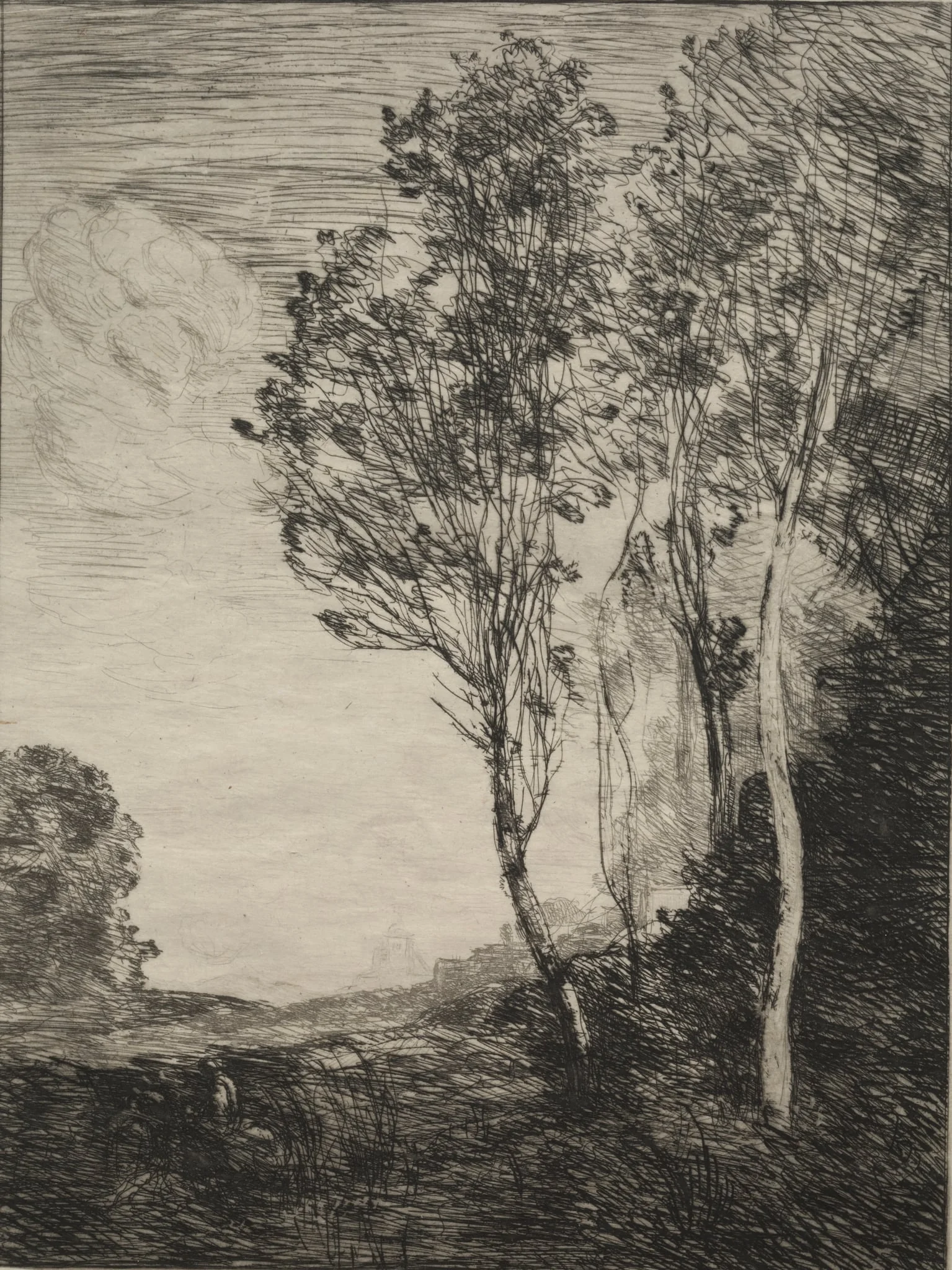 Souvenir of Italy, by Jean Baptiste Camille Corot, 1866