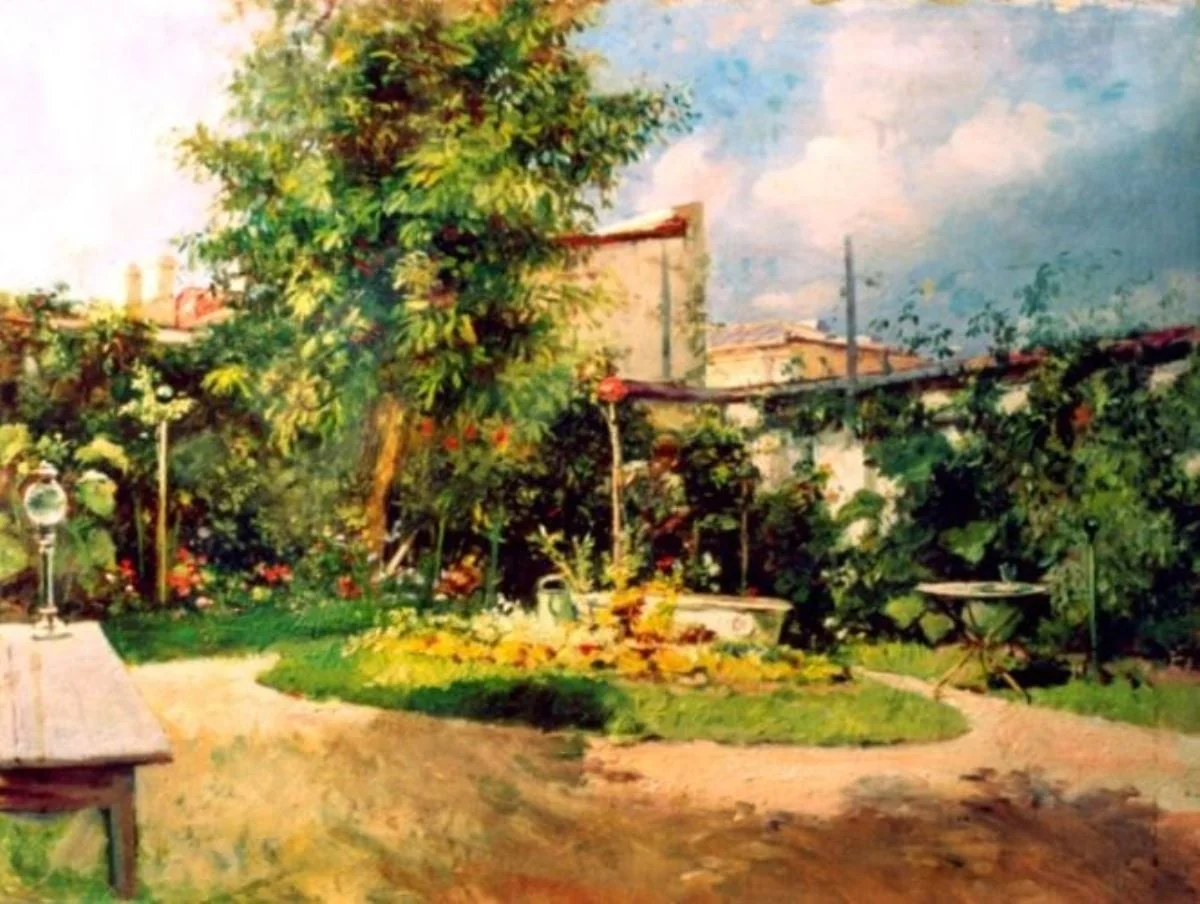 În grădina artistului, by Theodor Aman, unspecified