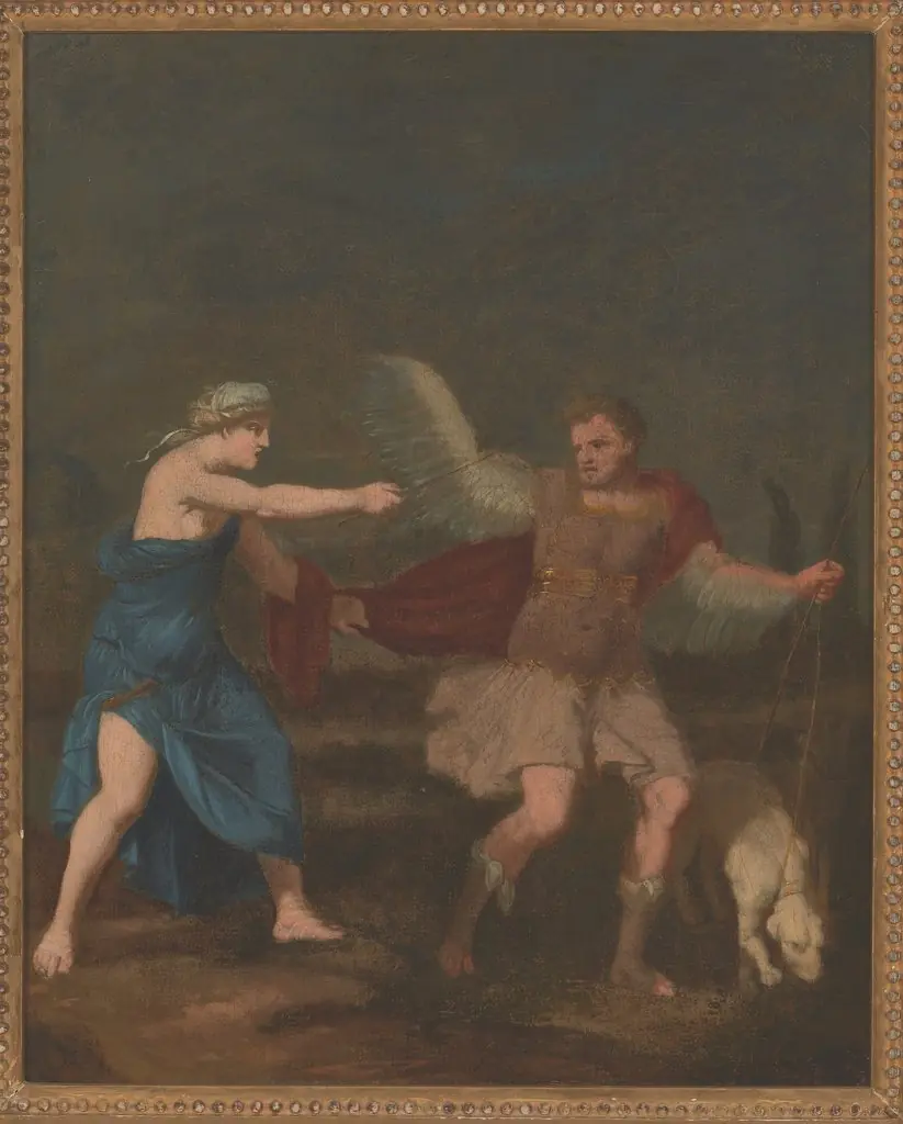 Circe turning king Picus into a woodpecker