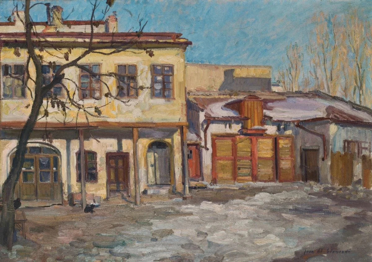 Hanul Steriadi (Han din vechiul București), by Jean Alexandru Steriadi, unspecified