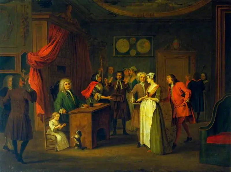 The Affiliation (after William Hogarth)