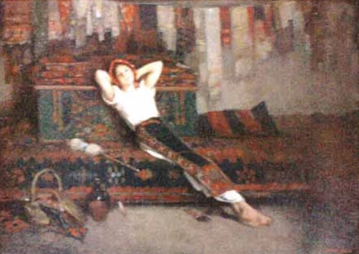Fată cu zestrea ei, by Nicolae Grigorescu, unspecified, 1890