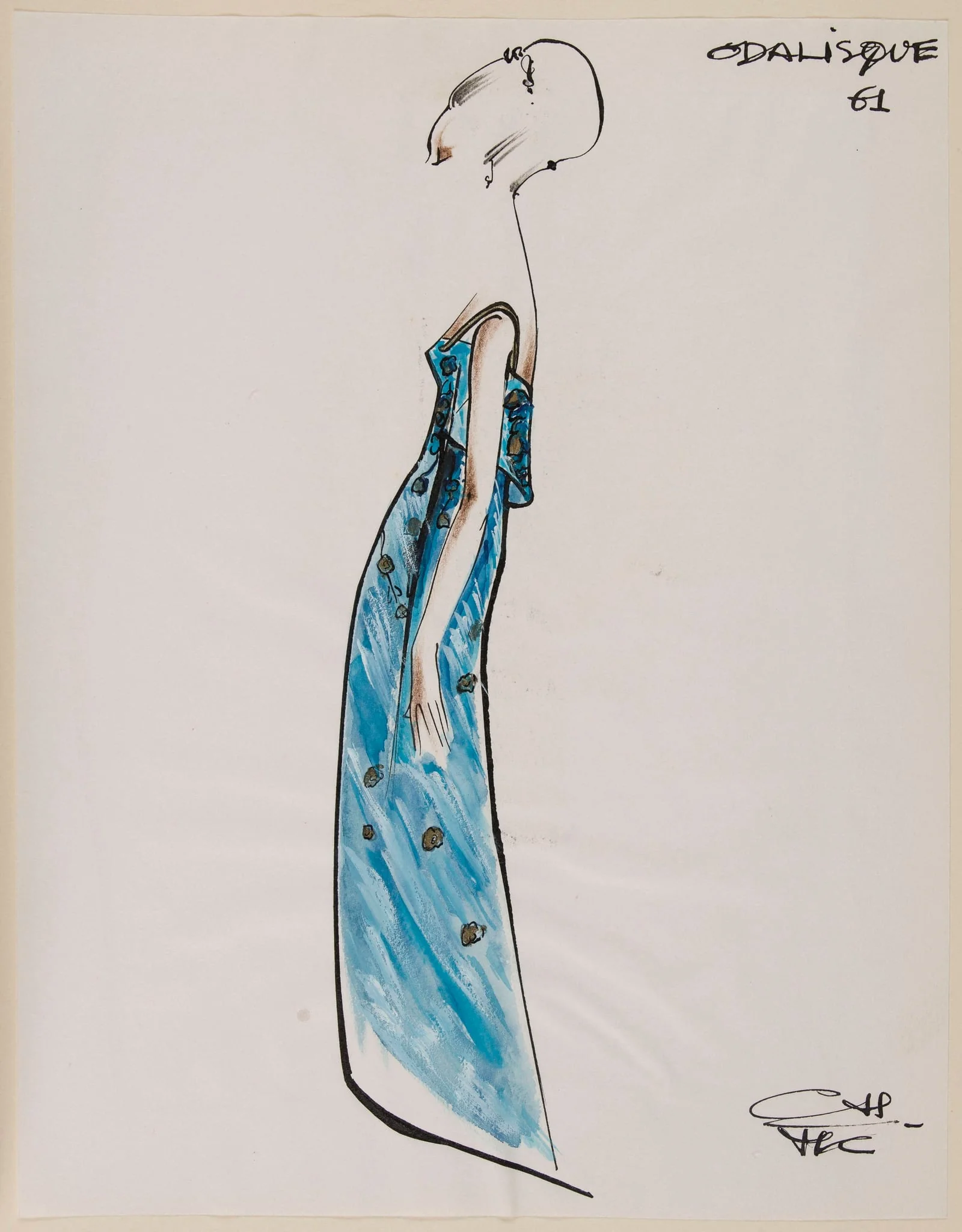 Odalisque, by Count of St. Germain, 1963